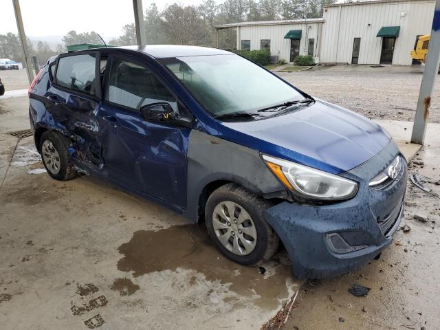 KMHCT5AEXGU260061 - 2016 HYUNDAI ACCENT SE BLUE photo 4