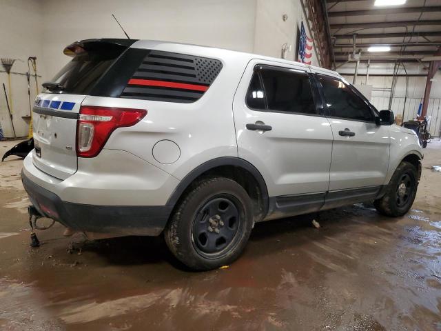 1FM5K8AR4EGA55198 - 2014 FORD EXPLORER POLICE INTERCEPTOR 银色 照片 3