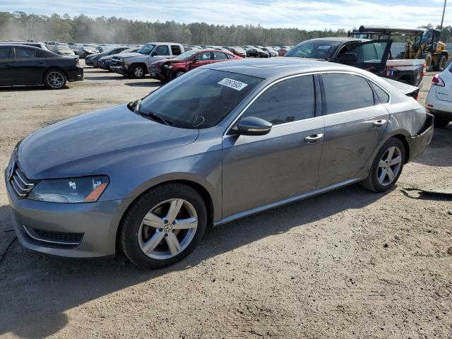 1VWBP7A35CC088937 - 2012 VOLKSWAGEN PASSAT SE GRAY photo 1