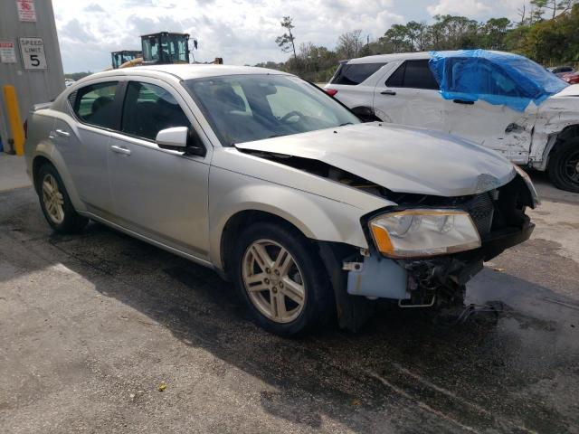 1C3CDZCB1CN312651 - 2012 DODGE AVENGER SXT SILVER photo 4