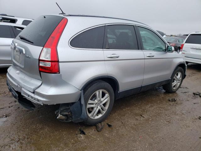 5J6RE4H70BL032377 - 2011 HONDA CR-V EXL SILVER photo 3