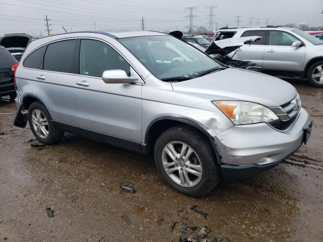 5J6RE4H70BL032377 - 2011 HONDA CR-V EXL SILVER photo 4