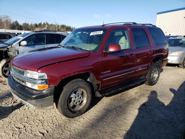 1GNEK13Z32J281957 - 2002 CHEVROLET TAHOE K1500 RED photo 1