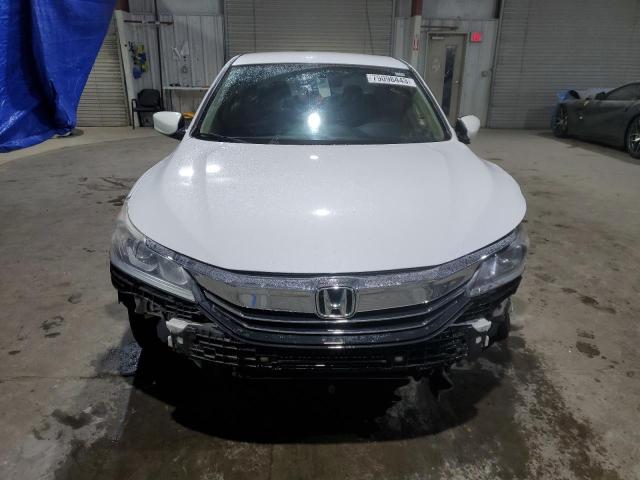 1HGCR2F32HA277854 - 2017 HONDA ACCORD LX WHITE photo 5