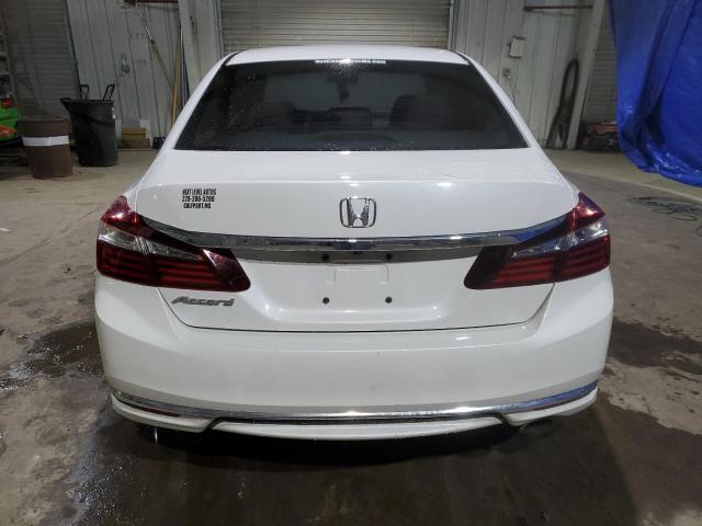 1HGCR2F32HA277854 - 2017 HONDA ACCORD LX WHITE photo 6