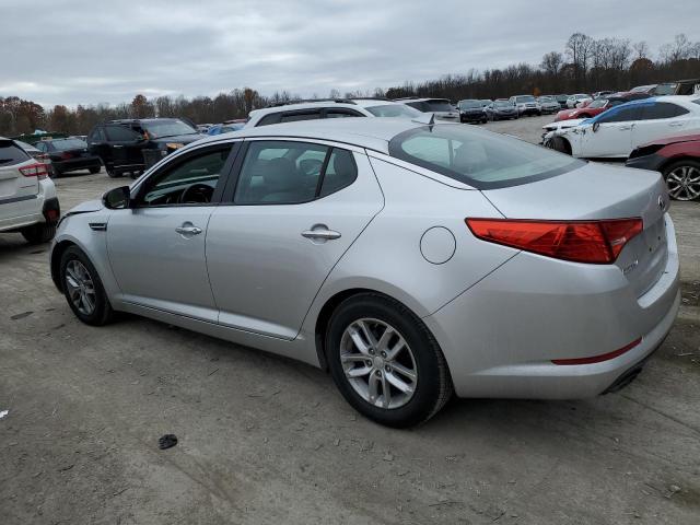 KNAGM4A78D5442651 - 2013 KIA OPTIMA LX SILVER photo 2