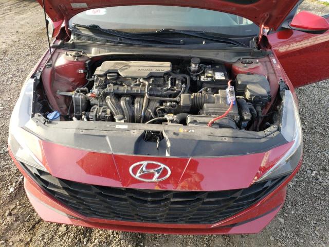 KMHLM4AG2MU065009 - 2021 HYUNDAI ELANTRA SEL RED photo 11