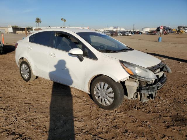 KNADM4A34F6456575 - 2015 KIA RIO LX WHITE photo 4