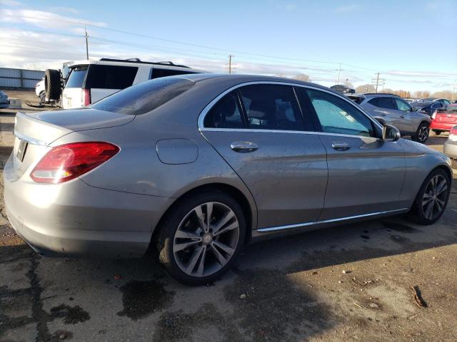 55SWF4JB6FU074287 - 2015 MERCEDES-BENZ C 300 GRAY photo 3