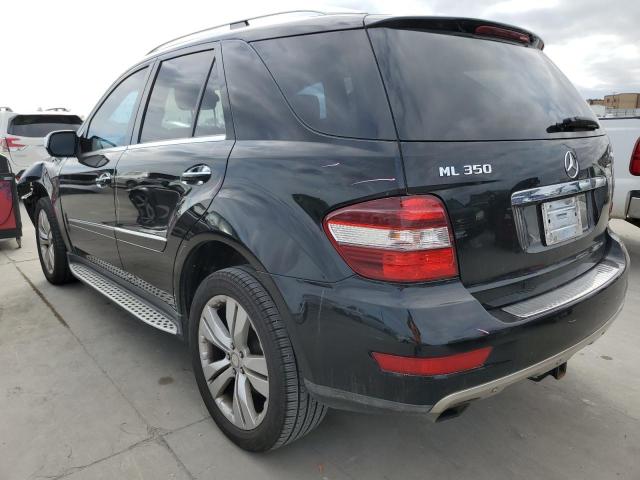 4JGBB8GB1AA615222 - 2010 MERCEDES-BENZ ML 350 4MATIC BLACK photo 2