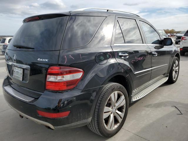 4JGBB8GB1AA615222 - 2010 MERCEDES-BENZ ML 350 4MATIC BLACK photo 3