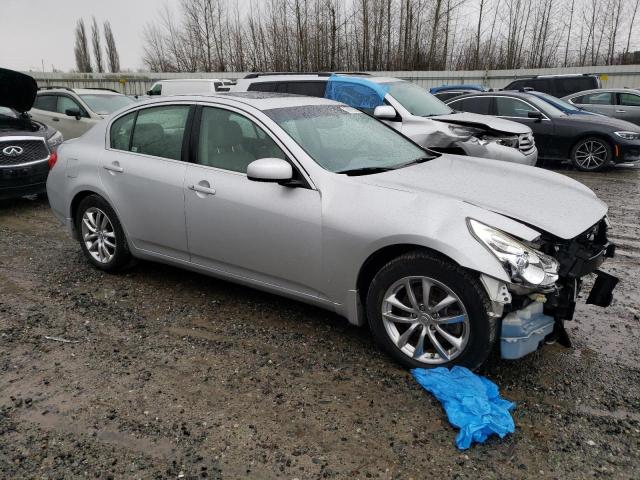 JNKBV61F98M254552 - 2008 INFINITI G35 SILVER photo 4