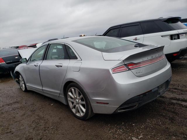 3LN6L2LU7GR602864 - 2016 LINCOLN MKZ HYBRID SILVER photo 2