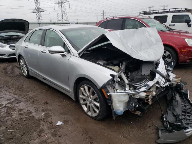 3LN6L2LU7GR602864 - 2016 LINCOLN MKZ HYBRID SILVER photo 4