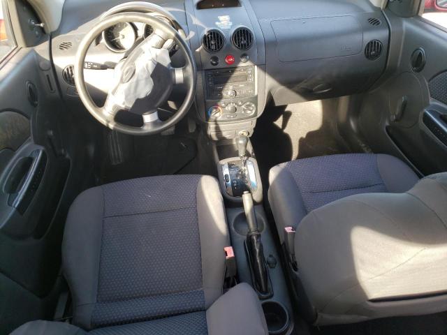 KL1TD56646B663439 - 2006 CHEVROLET AVEO BASE Qırmızı foto 8