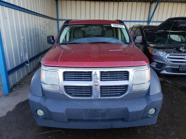 1D8GU28K27W676866 - 2007 DODGE NITRO SXT RED photo 5