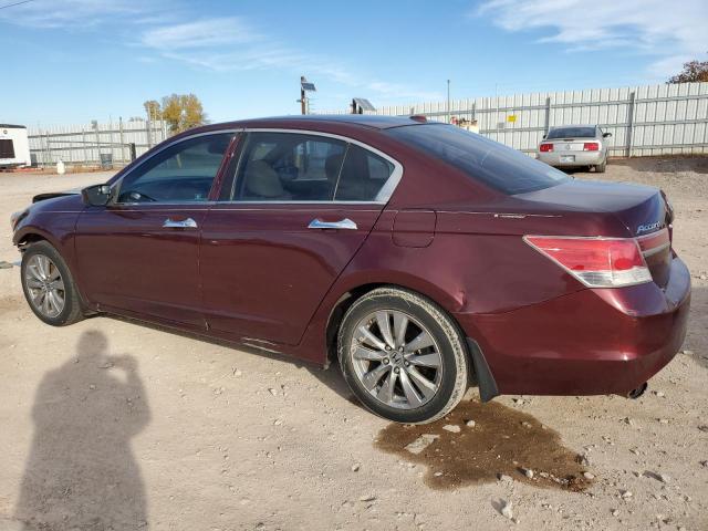 1HGCP3F82CA027272 - 2012 HONDA ACCORD EXL BURGUNDY photo 2