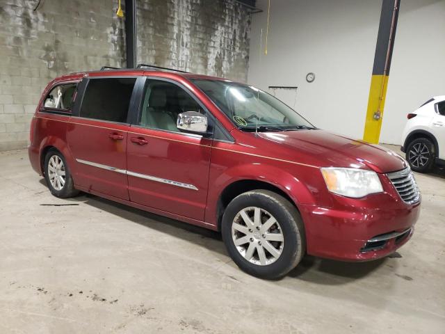 2A4RR8DG4BR615527 - 2011 CHRYSLER TOWN & COU TOURING L MAROON photo 4