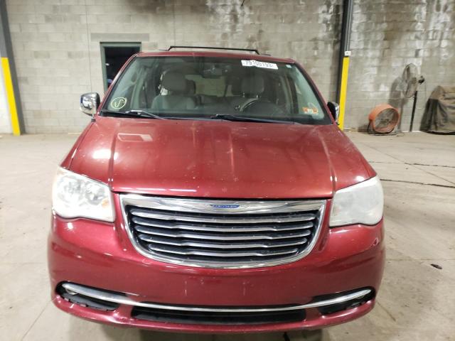 2A4RR8DG4BR615527 - 2011 CHRYSLER TOWN & COU TOURING L MAROON photo 5