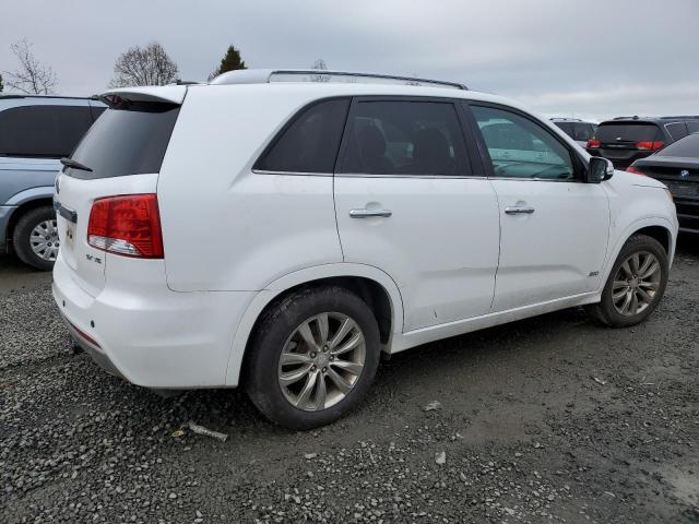 5XYKWDA27BG122382 - 2011 KIA SORENTO SX WHITE photo 3