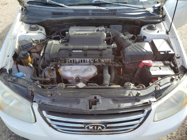 KNAFE121085498106 - 2008 KIA SPECTRA EX WHITE photo 11