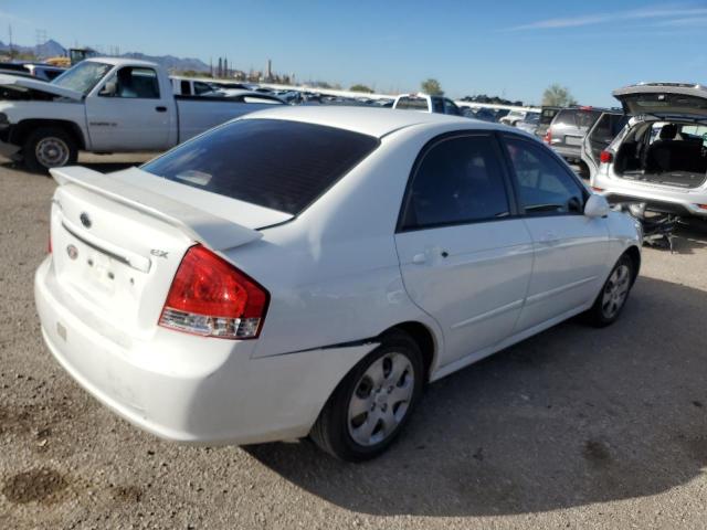 KNAFE121085498106 - 2008 KIA SPECTRA EX WHITE photo 3