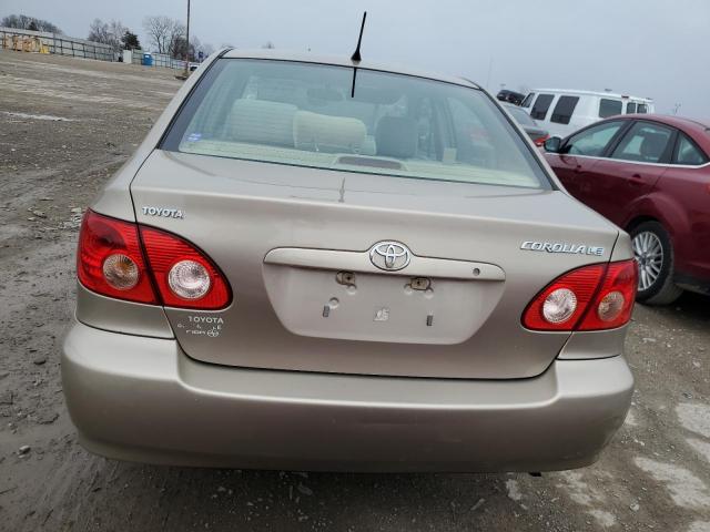 1NXBR32E66Z642048 - 2006 TOYOTA COROLLA CE BEIGE photo 6