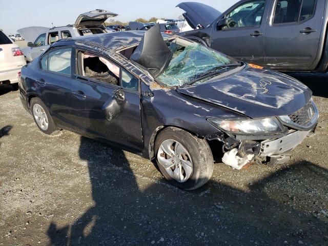 19XFB2F57DE258726 - 2013 HONDA CIVIC LX GRAY photo 4