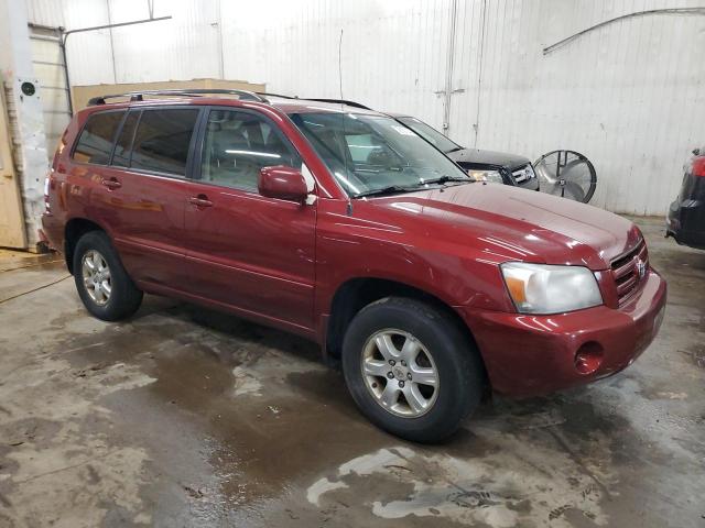 JTEEP21A850099755 - 2005 TOYOTA HIGHLANDER LIMITED RED photo 4