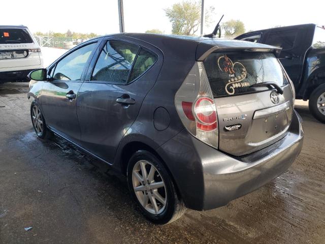 JTDKDTB39E1060446 - 2014 TOYOTA PRIUS C GRAY photo 2