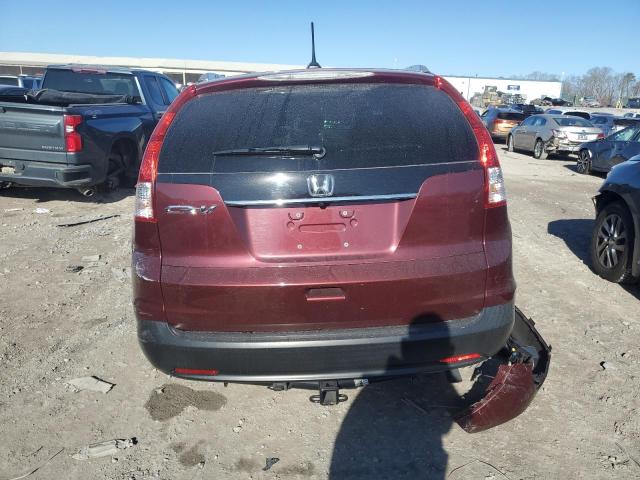 5J6RM3H77DL003359 - 2013 HONDA CR-V EXL BURGUNDY photo 6