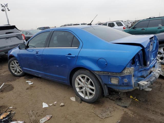 3FAHP0JG9CR294602 - 2012 FORD FUSION SEL BLUE photo 2