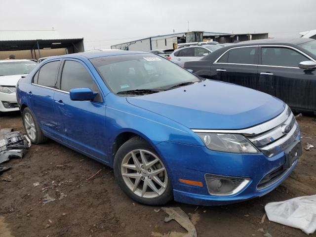 3FAHP0JG9CR294602 - 2012 FORD FUSION SEL BLUE photo 4