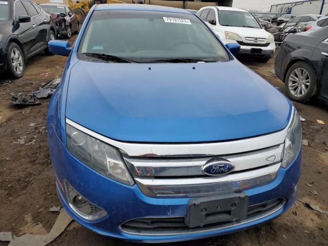 3FAHP0JG9CR294602 - 2012 FORD FUSION SEL BLUE photo 5