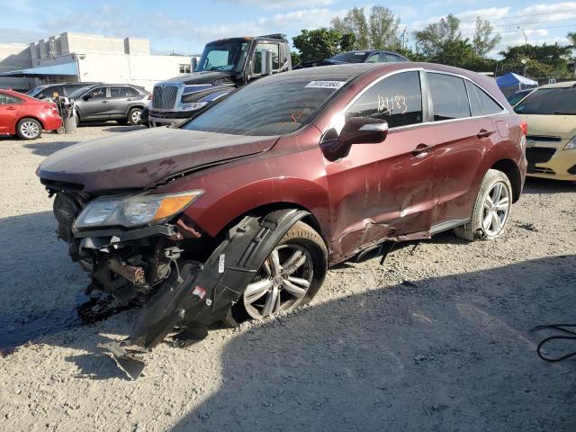 5J8TB3H31EL011278 - 2014 ACURA RDX BROWN photo 1