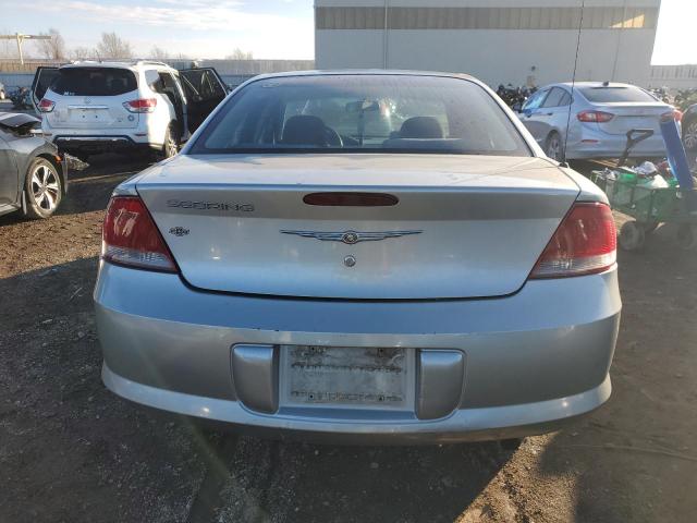 1C3EL46X24N344970 - 2004 CHRYSLER SEBRING LX SILVER photo 6