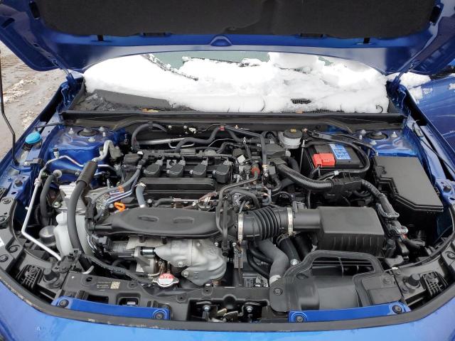 2HGFE1F79NH327832 - 2022 HONDA CIVIC EX BLUE photo 11