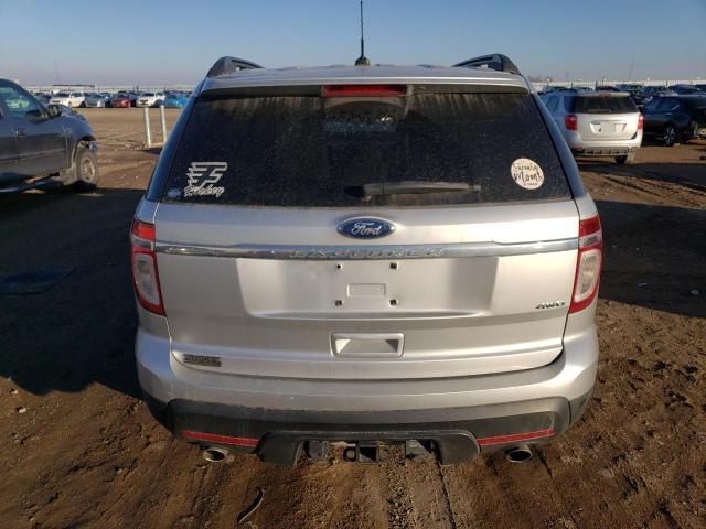 1FMHK8B84CGA20614 - 2012 FORD EXPLORER SILVER photo 6