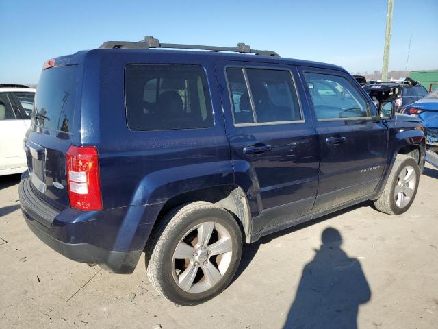 1C4NJRFB5ED502101 - 2014 JEEP PATRIOT LATITUDE BLUE photo 3