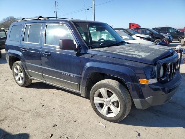 1C4NJRFB5ED502101 - 2014 JEEP PATRIOT LATITUDE BLUE photo 4