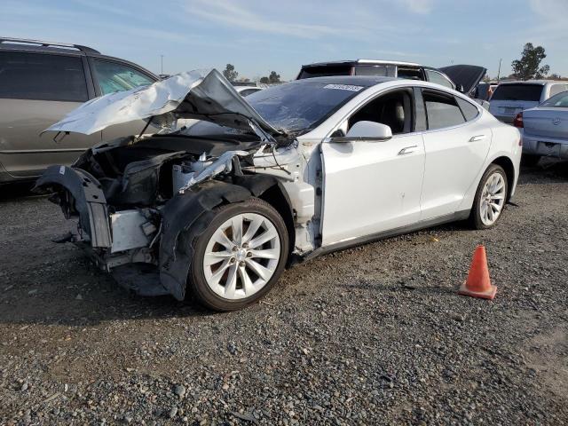 5YJSA1S2XFF090004 - 2015 TESLA MODEL S 70D WHITE photo 1