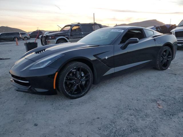 1G1YA2D78K5106553 - 2019 CHEVROLET CORVETTE STINGRAY 1LT BLACK photo 1