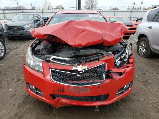 1G1PL5SC4C7331226 - 2012 CHEVROLET CRUZE LT RED photo 5