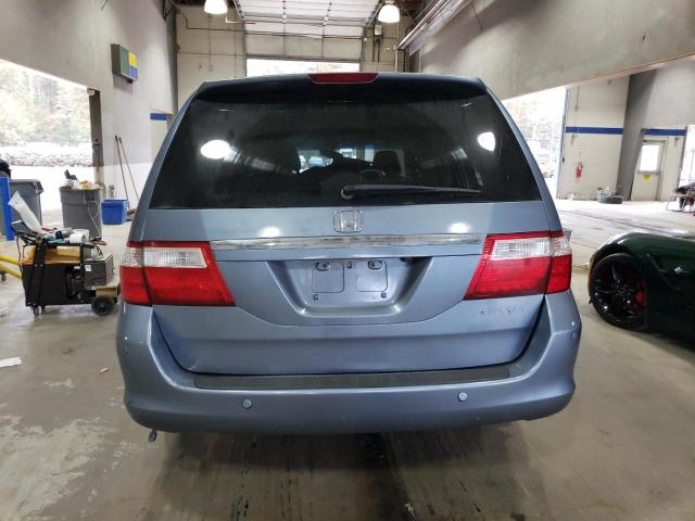 5FNRL3H63AB034445 - 2010 HONDA ODYSSEY EXL BLUE photo 6