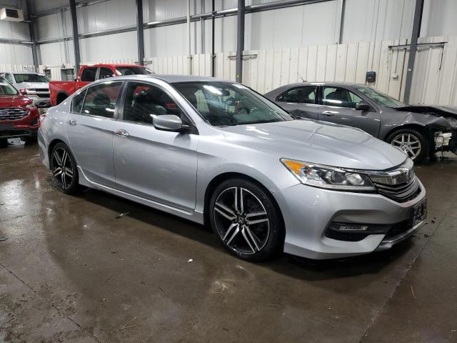 1HGCR2F56HA219568 - 2017 HONDA ACCORD SPORT SILVER photo 4