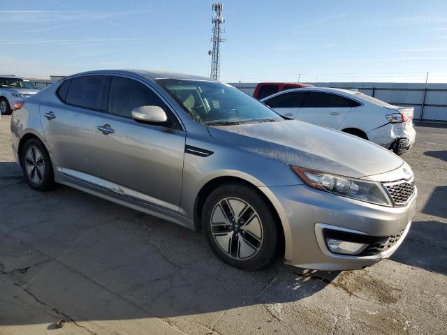 KNAGM4AD5B5007945 - 2011 KIA OPTIMA HYBRID SILVER photo 4