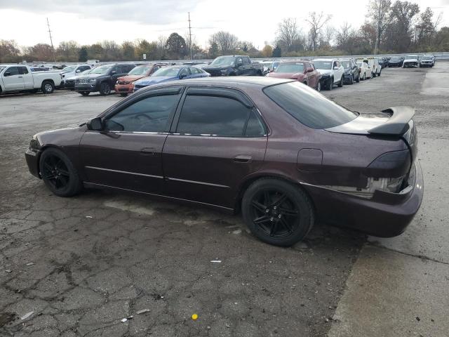 1HGCG5649WA137958 - 1998 HONDA ACCORD LX BURGUNDY photo 2