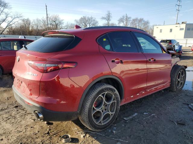 ZASFAKNN2J7C19064 - 2018 ALFA ROMEO STELVIO TI SPORT RED photo 3