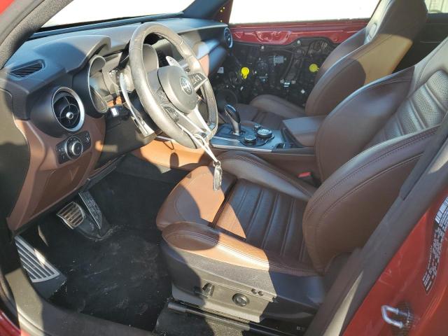 ZASFAKNN2J7C19064 - 2018 ALFA ROMEO STELVIO TI SPORT RED photo 7