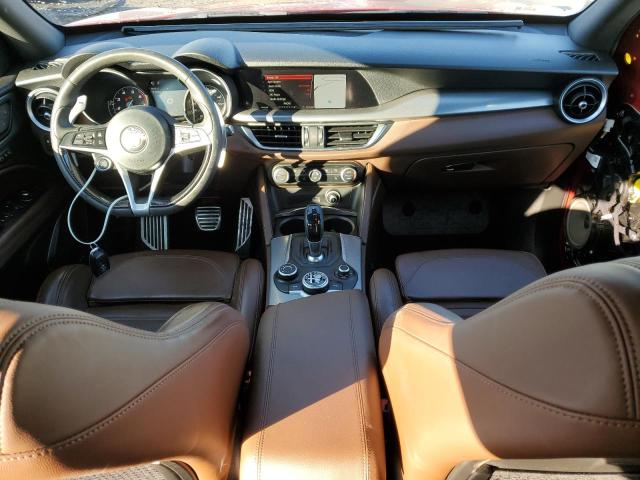 ZASFAKNN2J7C19064 - 2018 ALFA ROMEO STELVIO TI SPORT RED photo 8